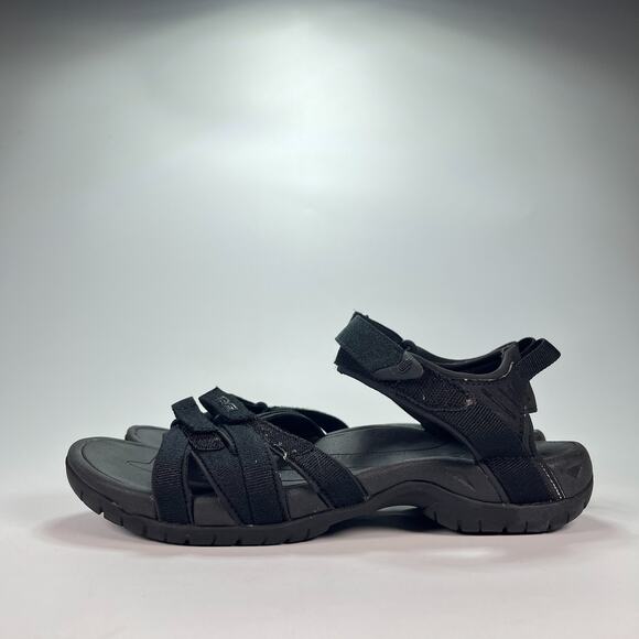 Teva Tirra Black Outdoor Adjustable Strap Hiking Sandals 4266 Women's Size 9 - Picture 4 of 9
